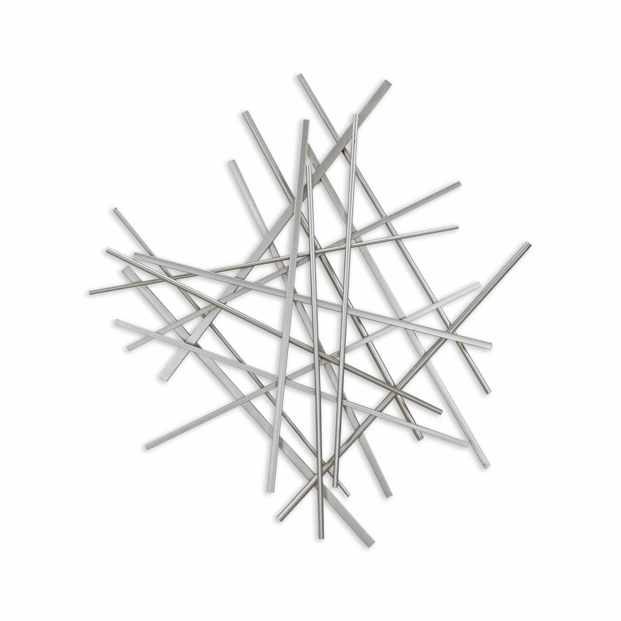 Silver Steel Wall Decor - Homeroots