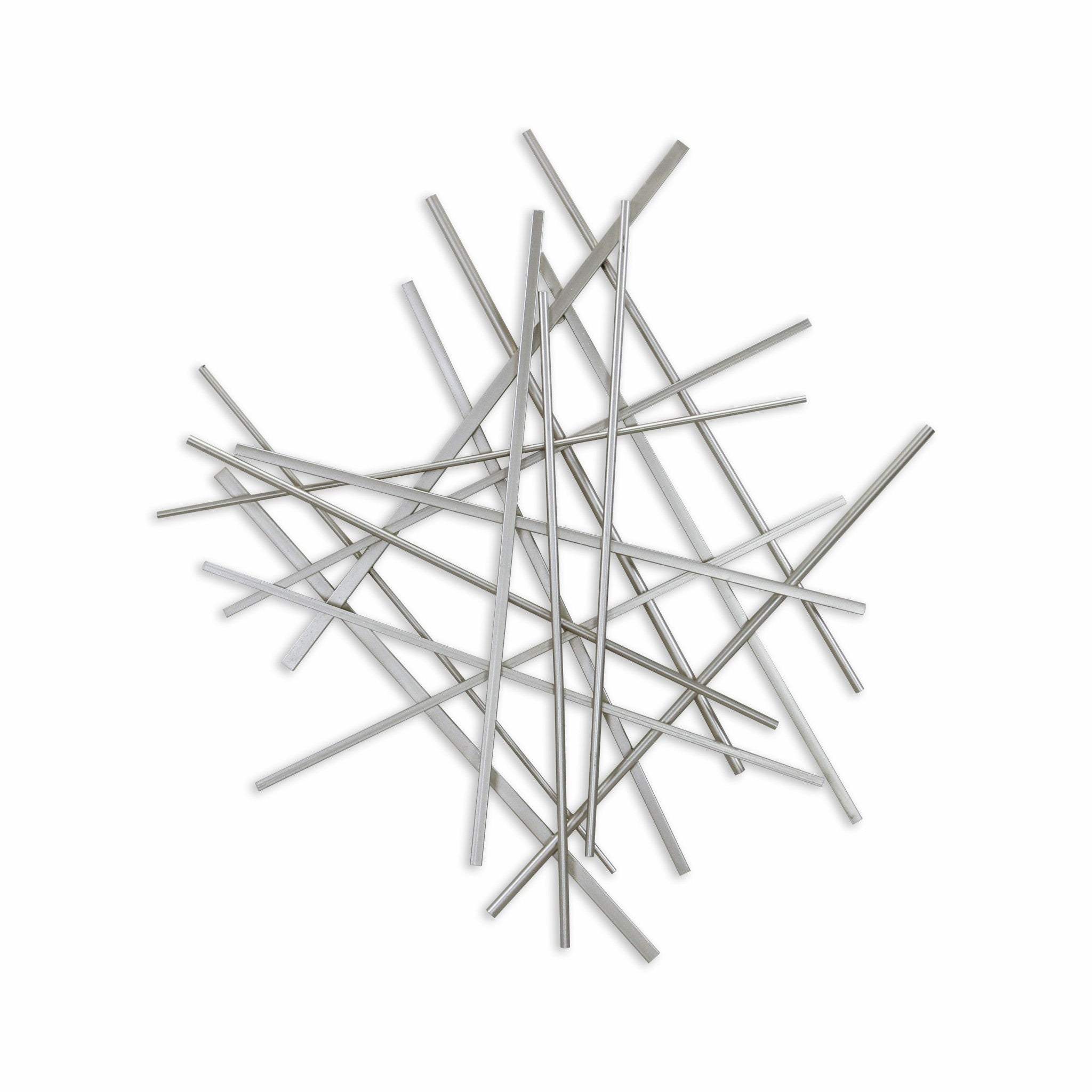 Silver Steel Wall Decor - Homeroots - Flyclothing LLC