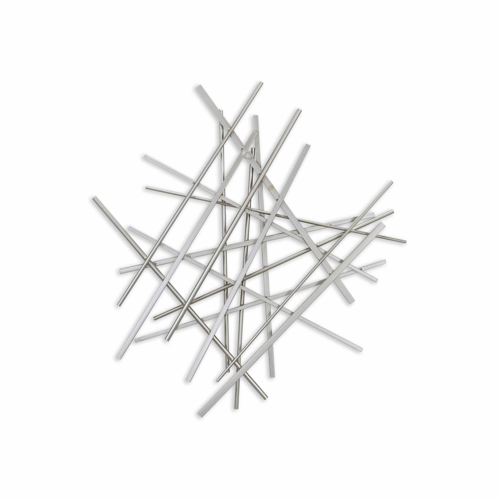 Silver Steel Wall Decor - Homeroots