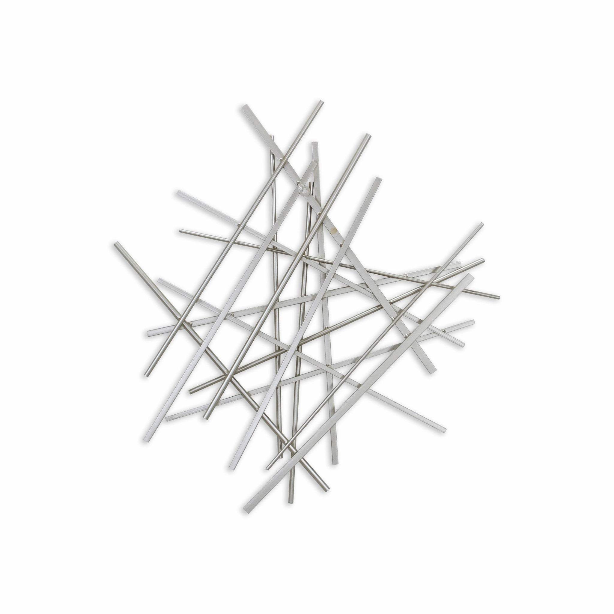 Silver Steel Wall Decor - Homeroots - Flyclothing LLC