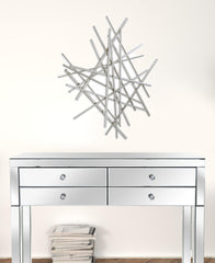 Silver Steel Wall Decor - Homeroots