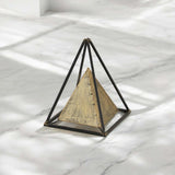 Metal Triangular Decorative Sculpture - Homeroots - Flyclothing LLC