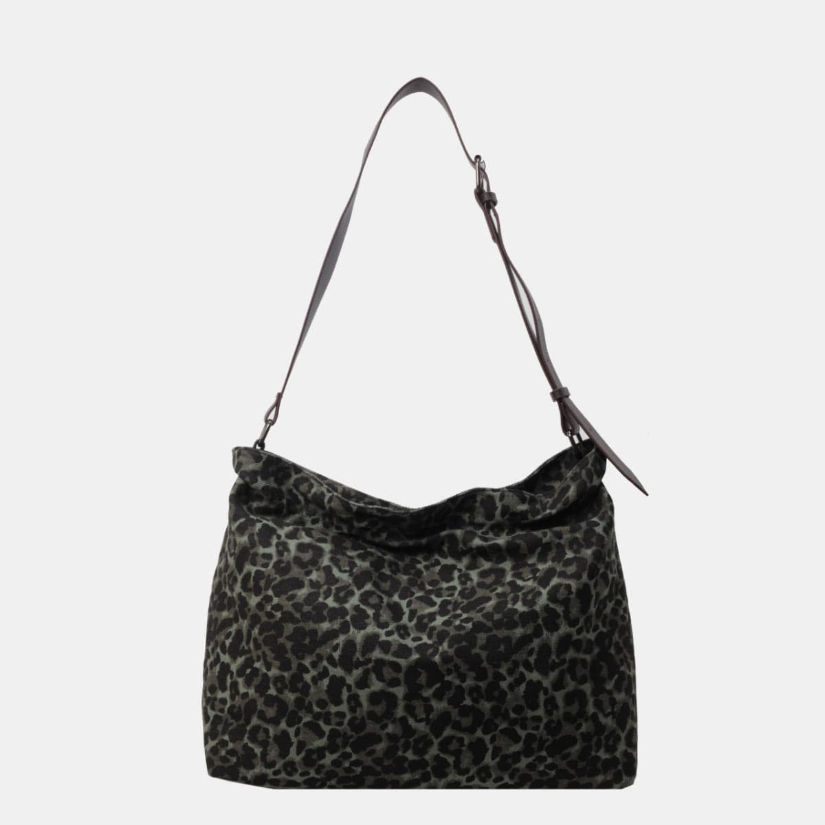 Leopard Adjustable Strap Tote Bag - Trendsi