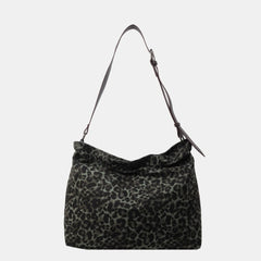 Leopard Adjustable Strap Tote Bag - Trendsi