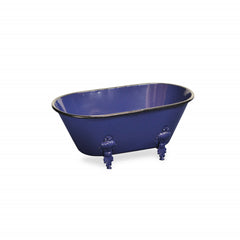 Jumbo Royal Blue Bathtub Decorative Sculpture