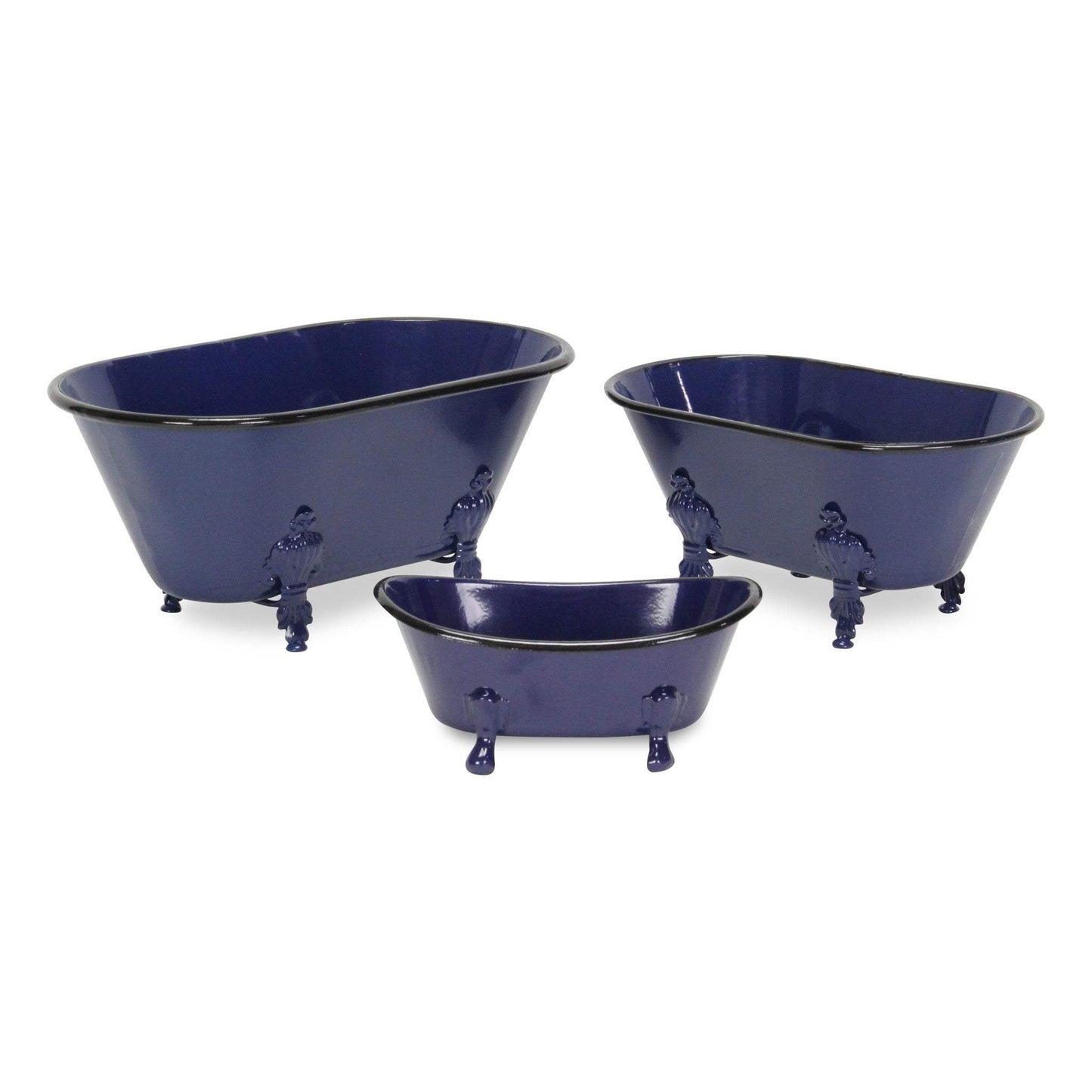 Jumbo Royal Blue Bathtub Decorative Sculpture - Homeroots - Flyclothing LLC