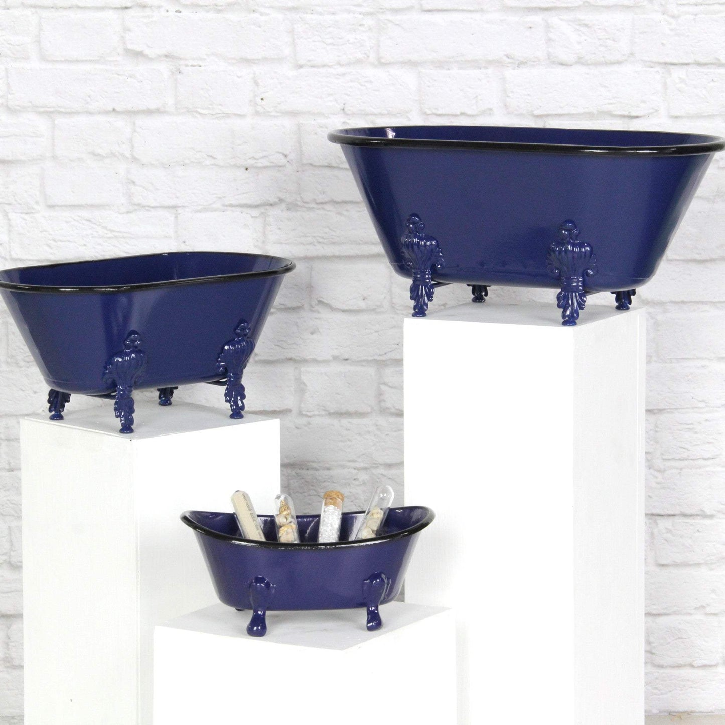 Jumbo Royal Blue Bathtub Decorative Sculpture - Homeroots - Flyclothing LLC