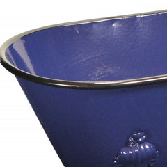 Jumbo Royal Blue Bathtub Decorative Sculpture - Homeroots