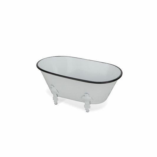 Jumbo White Bathtub Decorative Sculpture - Homeroots