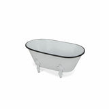 Jumbo White Bathtub Decorative Sculpture - Homeroots