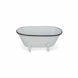 Jumbo White Bathtub Decorative Sculpture - Homeroots