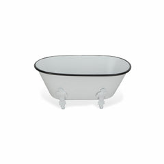 Jumbo White Bathtub Decorative Sculpture - Homeroots