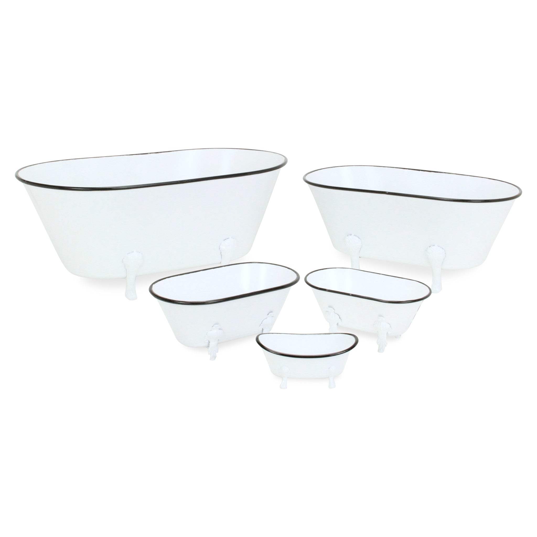 Jumbo White Bathtub Decorative Sculpture - Homeroots - Flyclothing LLC
