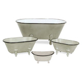 Light Gray Bathtub Decor Piece - Homeroots - Flyclothing LLC