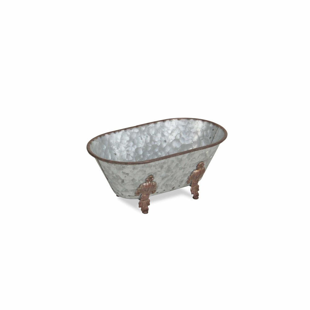 Hammered Metal Bathtub Decorative Sculpture - Homeroots