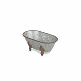 Hammered Metal Bathtub Decorative Sculpture - Homeroots