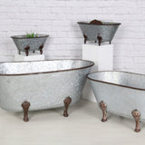 Hammered Metal Bathtub Decorative Sculpture - Homeroots - Flyclothing LLC