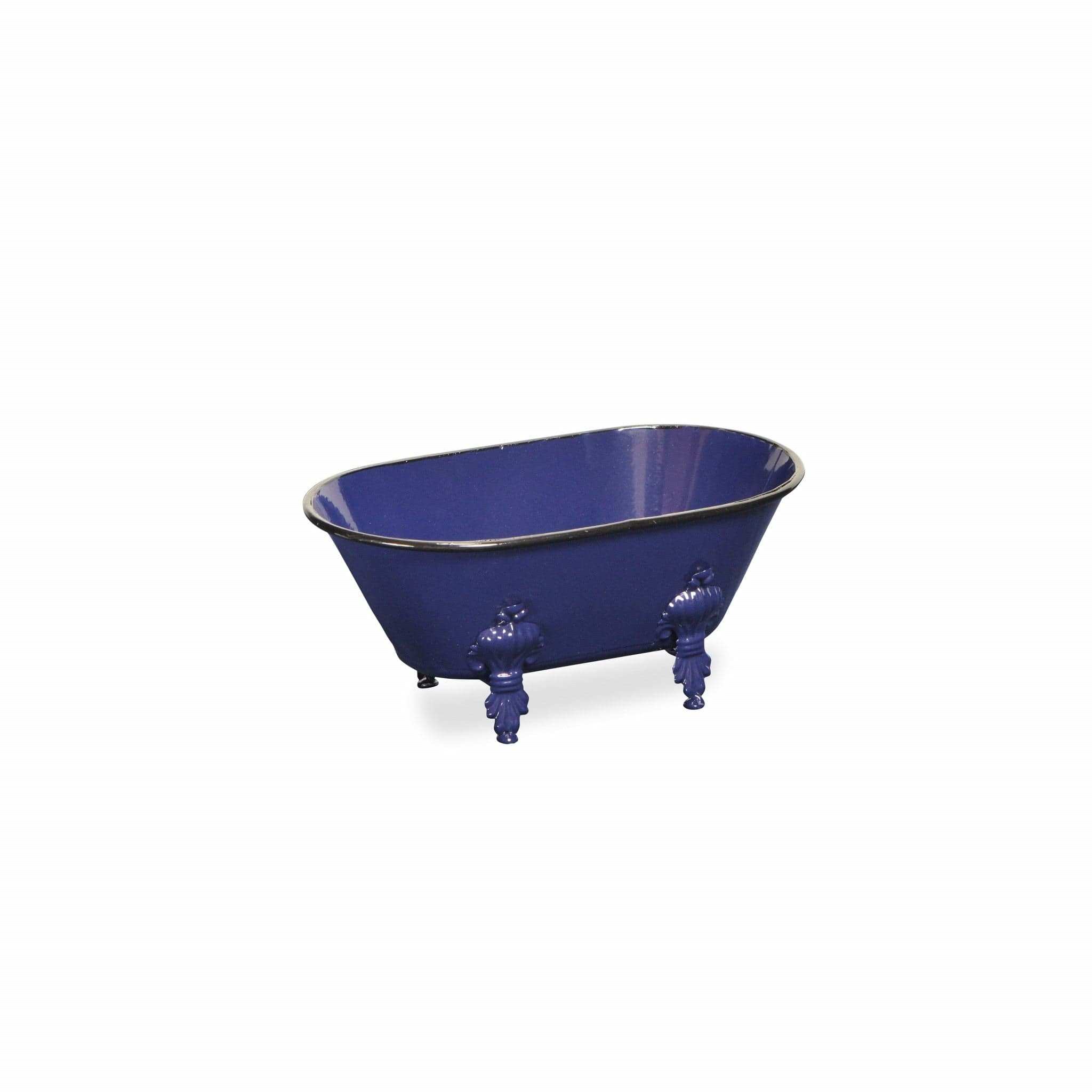 Royal Blue Bathtub Decorative Sculpture - Homeroots - Flyclothing LLC