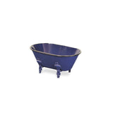 Royal Blue Bathtub Decorative Sculpture - Homeroots