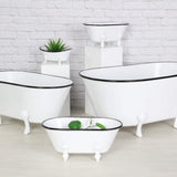 White Bathtub Decorative Sculpture - Homeroots - Flyclothing LLC