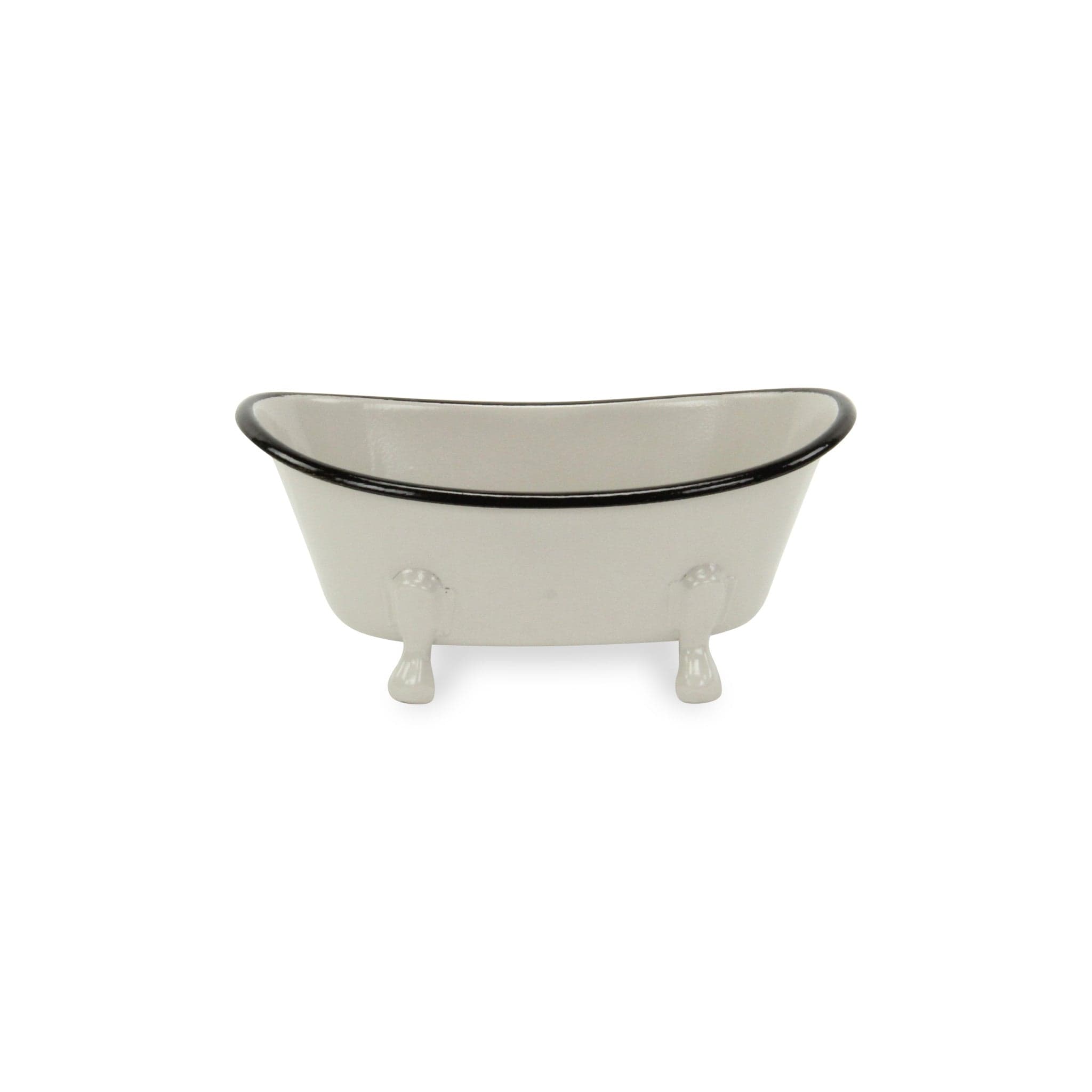 Petite Light Gray Bathtub Decor Piece - Homeroots