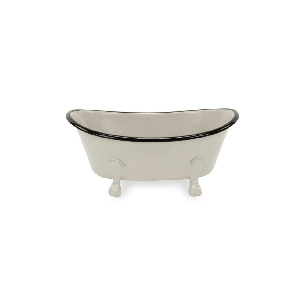 Petite Light Gray Bathtub Decor Piece - Homeroots - Flyclothing LLC