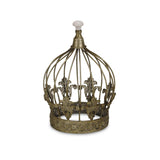 10" Bronze Metal Hand Painted Decorative Crown - Homeroots - Flyclothing LLC