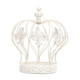Vintage Look Fleur de Lis Gold Crown Sculpture - Homeroots