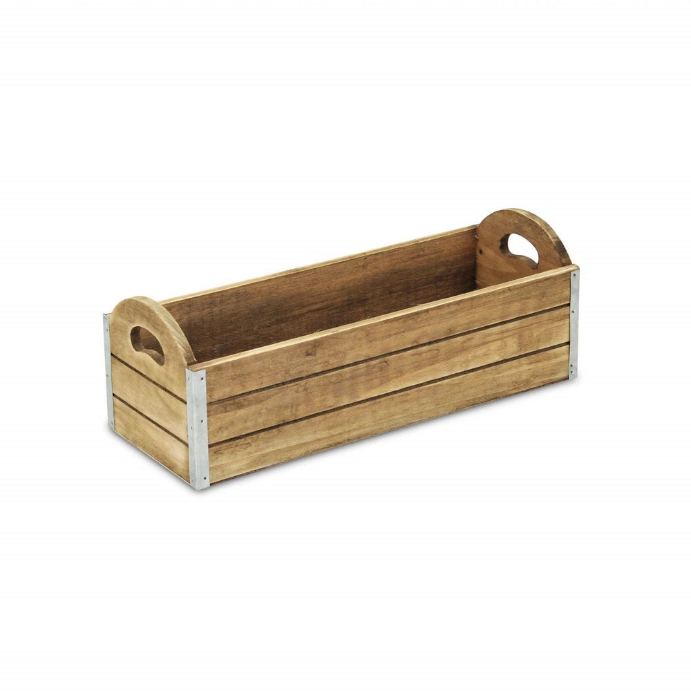 Rectangular Wooden Box Planter - Homeroots - Flyclothing LLC