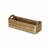 Rectangular Wooden Box Planter - Homeroots