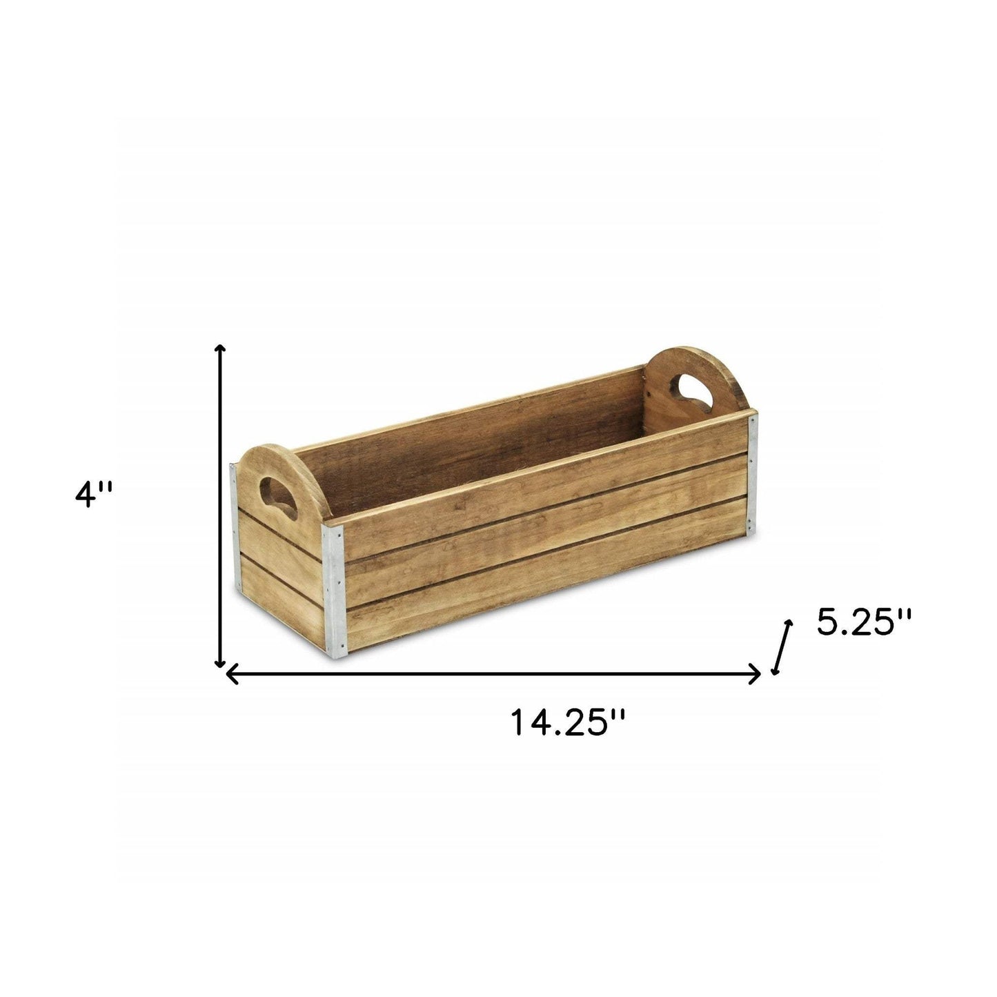 Rectangular Wooden Box Planter - Homeroots - Flyclothing LLC