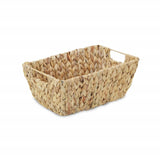 Braided Water Hyacinth Storage Basket - Homeroots