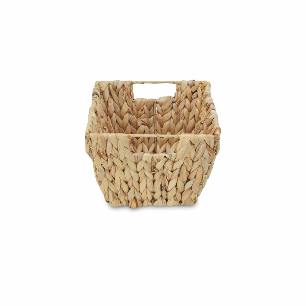 Braided Water Hyacinth Storage Basket - Homeroots - Flyclothing LLC