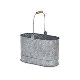 Farmhouse Galvanized Metal Bucket - Homeroots