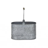 Farmhouse Galvanized Metal Bucket - Homeroots
