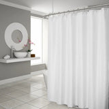 Luxurious White Waffle Weave Shower Curtain - Homeroots