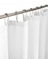 Luxurious White Waffle Weave Shower Curtain - Homeroots - Flyclothing LLC