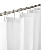 Luxurious White Waffle Weave Shower Curtain - Homeroots