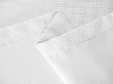 Luxurious White Waffle Weave Shower Curtain - Homeroots - Flyclothing LLC