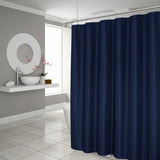 Luxurious Navy Waffle Weave Shower Curtain - Homeroots