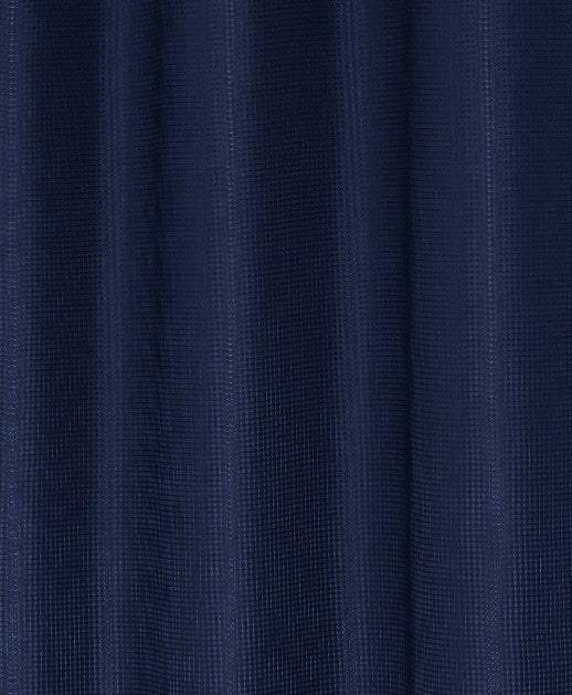 Luxurious Navy Waffle Weave Shower Curtain - Homeroots - Flyclothing LLC