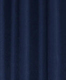 Luxurious Navy Waffle Weave Shower Curtain - Homeroots