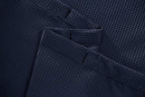 Luxurious Navy Waffle Weave Shower Curtain - Homeroots - Flyclothing LLC