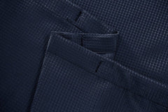 Luxurious Navy Waffle Weave Shower Curtain - Homeroots