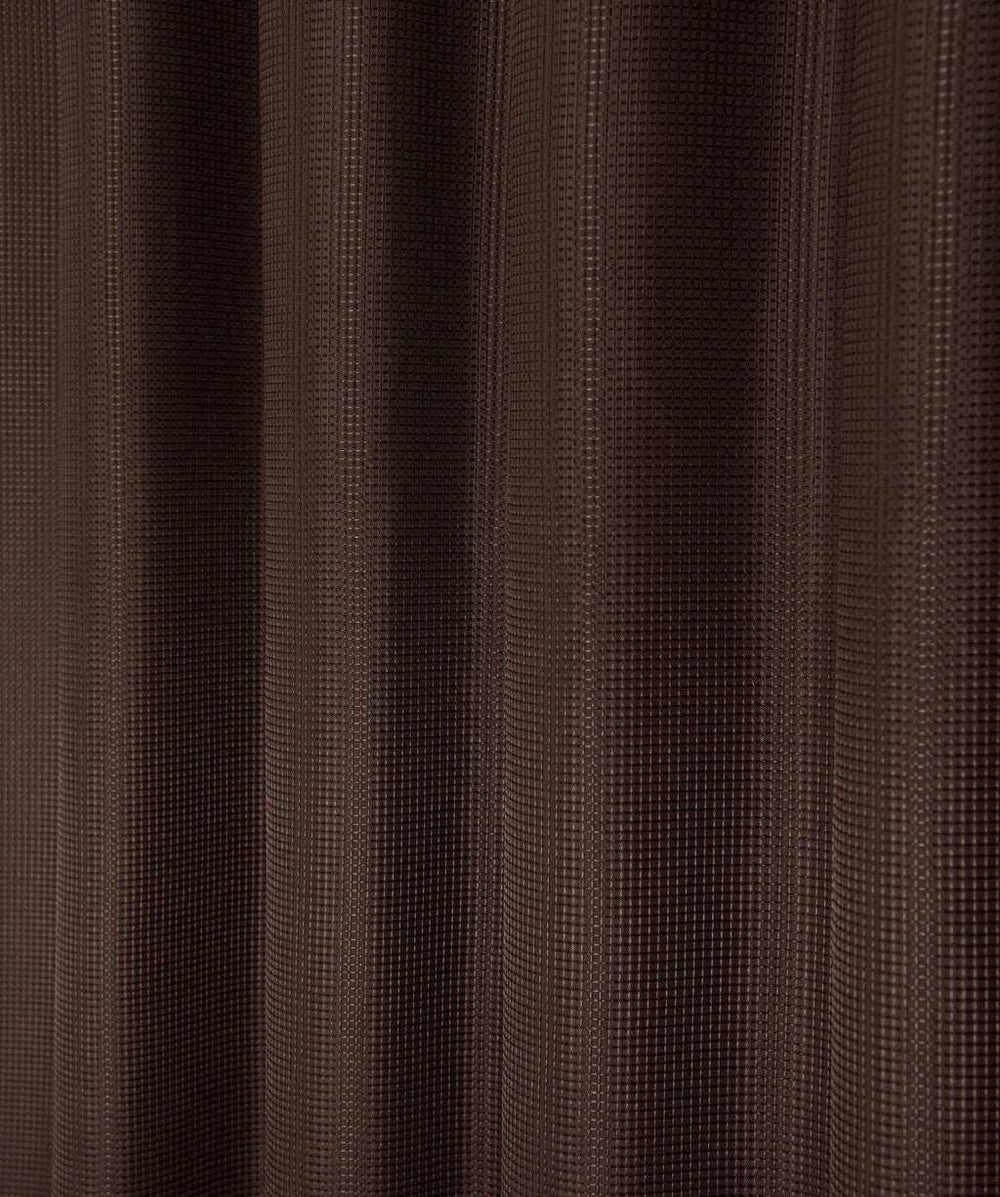 Luxurious Brown Waffle Weave Shower Curtain - Homeroots - Flyclothing LLC