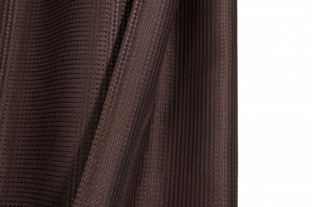 Luxurious Brown Waffle Weave Shower Curtain - Homeroots - Flyclothing LLC
