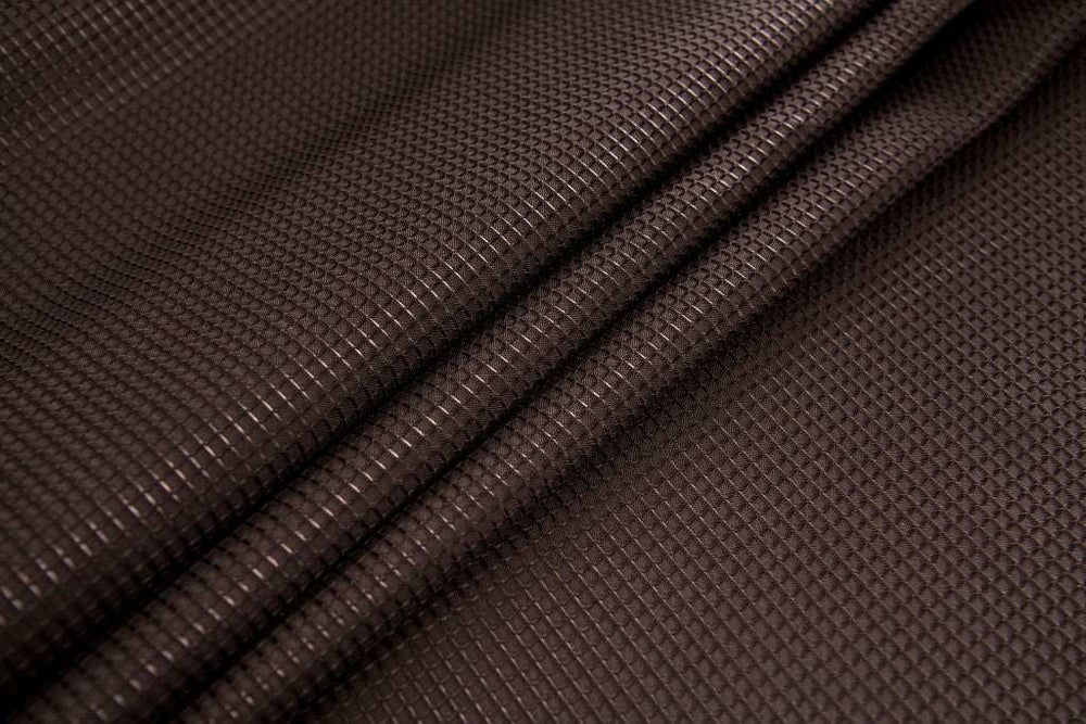 Luxurious Brown Waffle Weave Shower Curtain - Homeroots - Flyclothing LLC