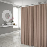 Luxurious Mocha Waffle Weave Shower Curtain - Homeroots