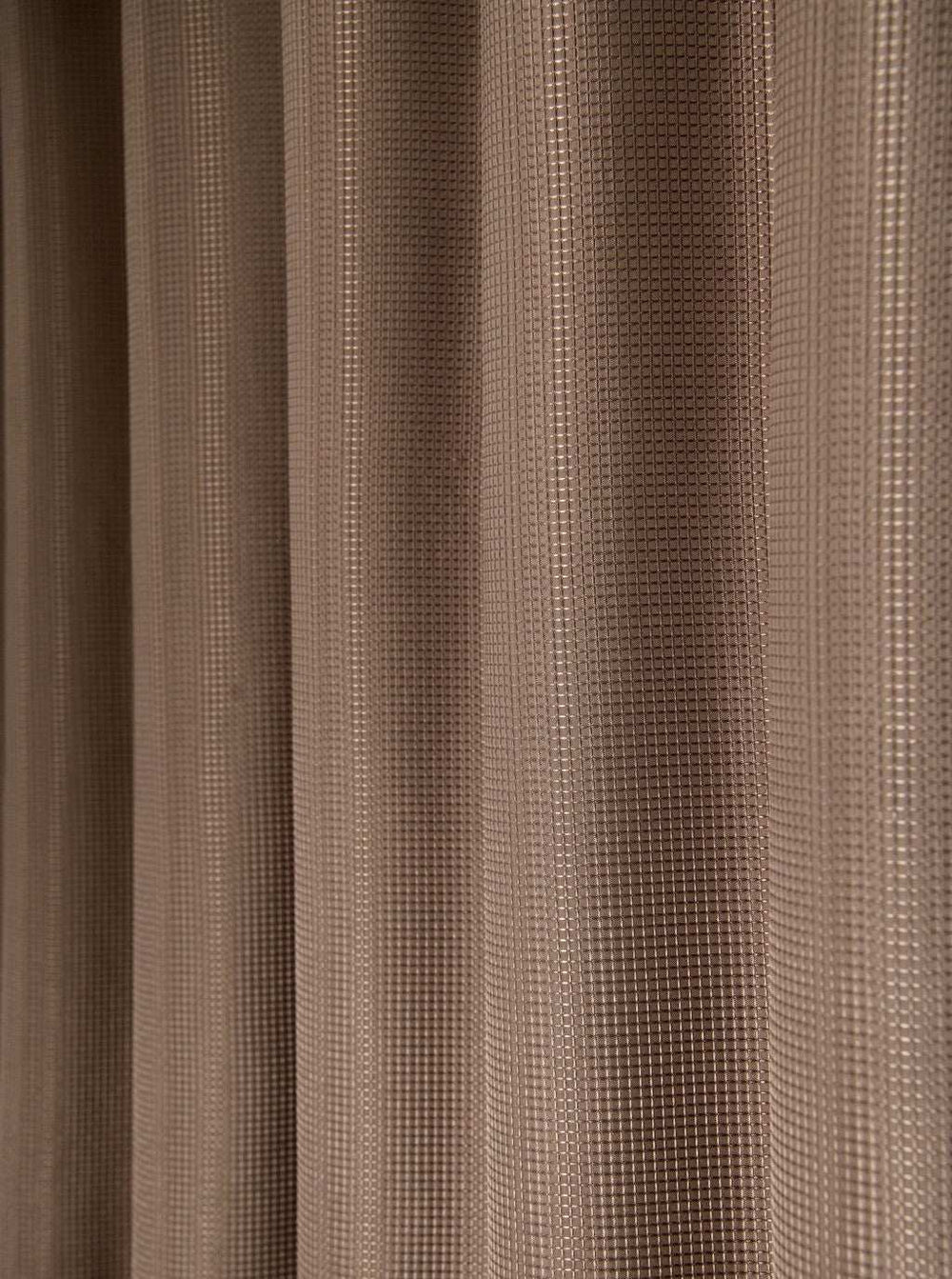 Luxurious Mocha Waffle Weave Shower Curtain - Homeroots - Flyclothing LLC