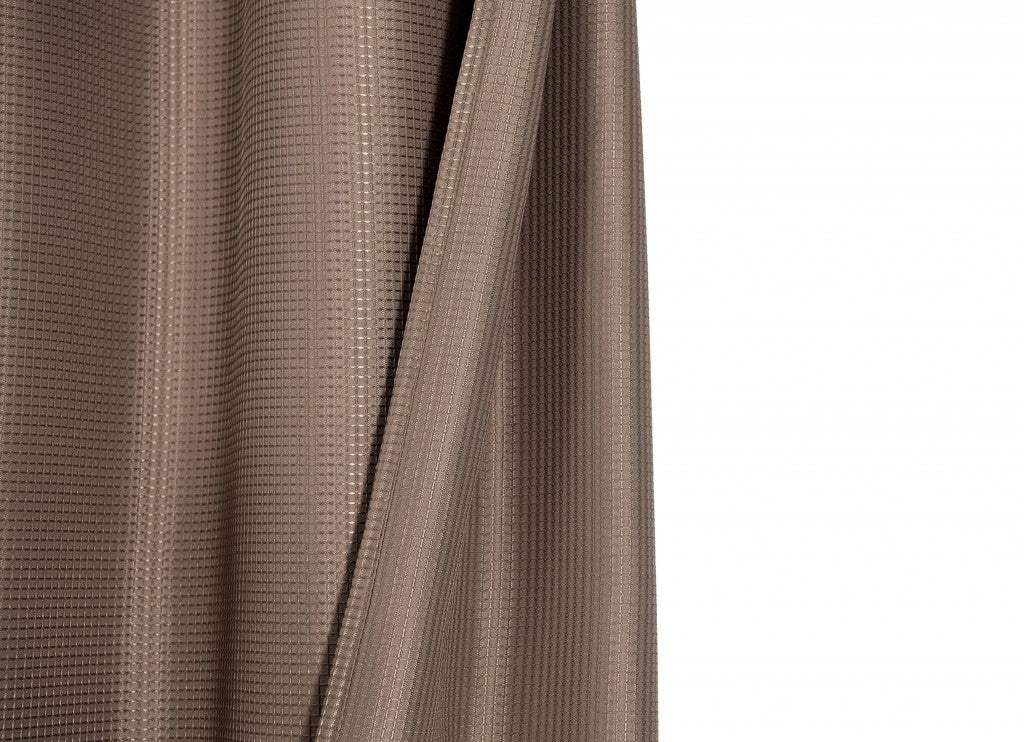 Luxurious Mocha Waffle Weave Shower Curtain - Homeroots - Flyclothing LLC
